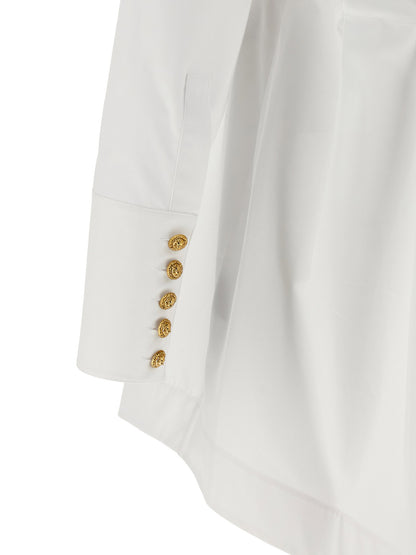 Balmain Chemisier Dress White