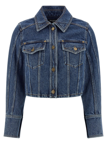 Balmain Denim Jacket Blue