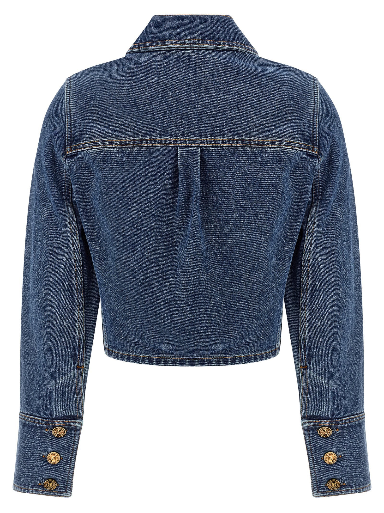 Balmain Denim Jacket Blue