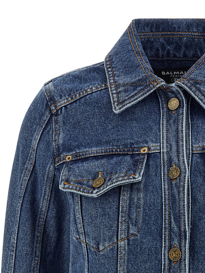 Balmain Denim Jacket Blue