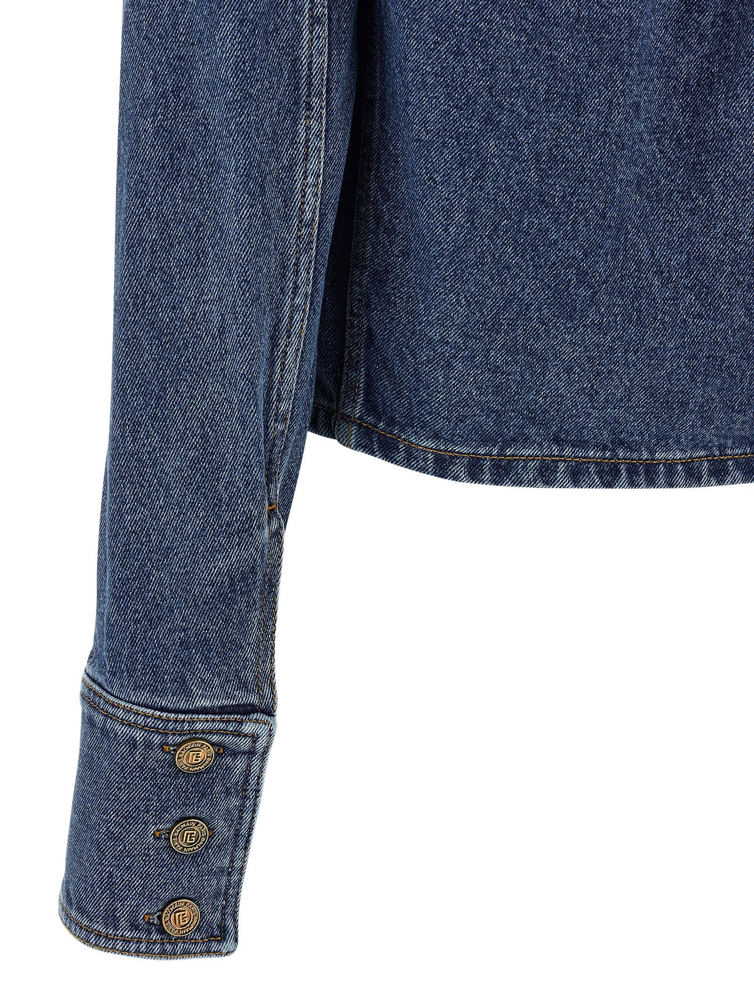 Balmain Denim Jacket Blue