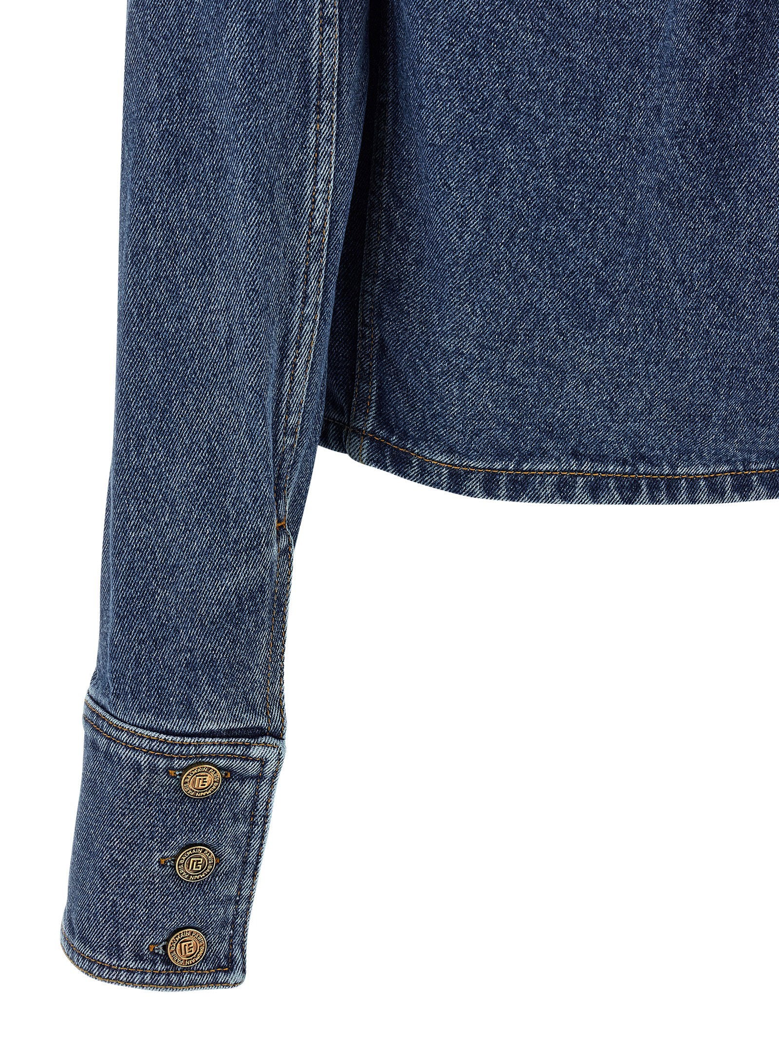 Balmain Denim Jacket Blue