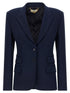 Elisabetta Franchi Light Crêpe Blazer Blue