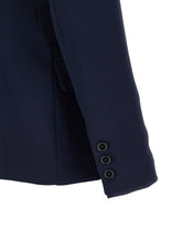 Elisabetta Franchi Light Crêpe Blazer Blue