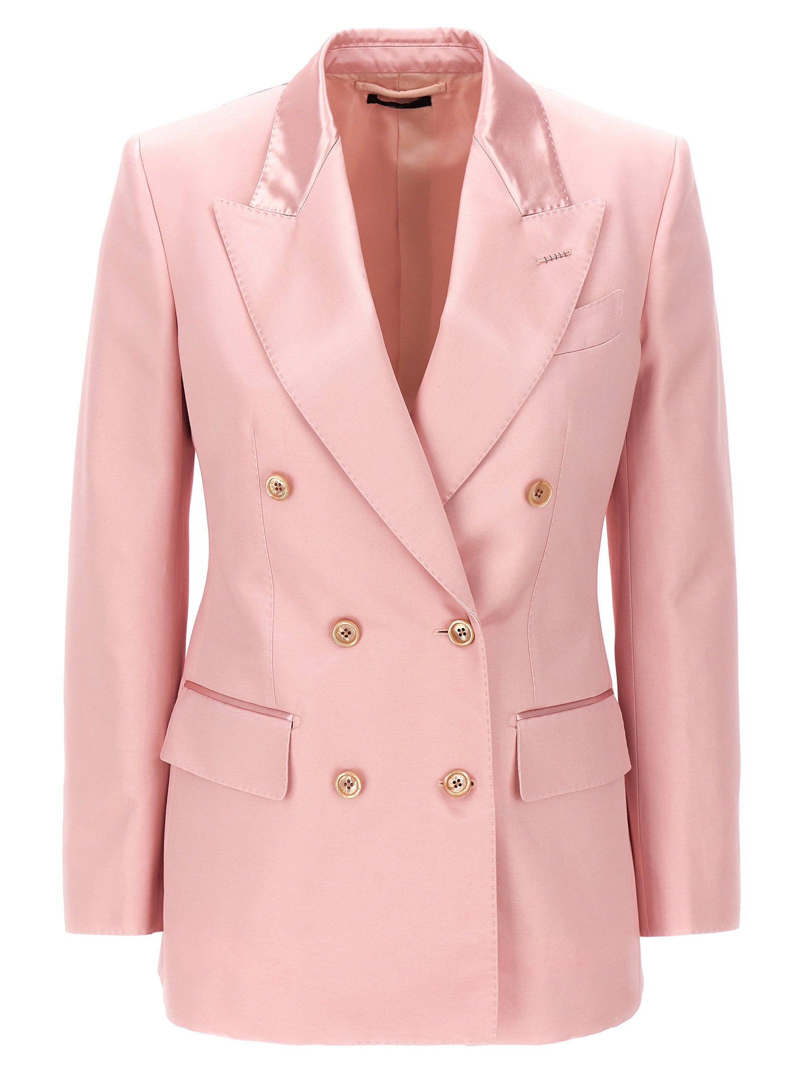 Tom Ford Double-breasted Blazer Pink