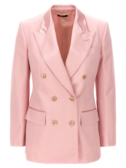 Tom Ford Double-breasted Blazer Pink