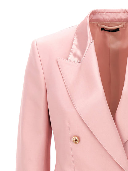 Tom Ford Double-breasted Blazer Pink