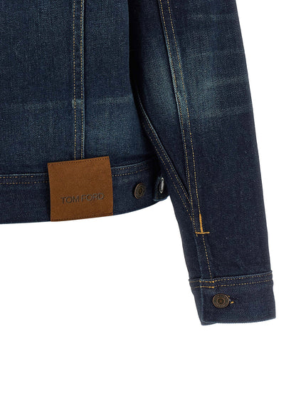 Tom Ford Japanese Denim Jacket Blue
