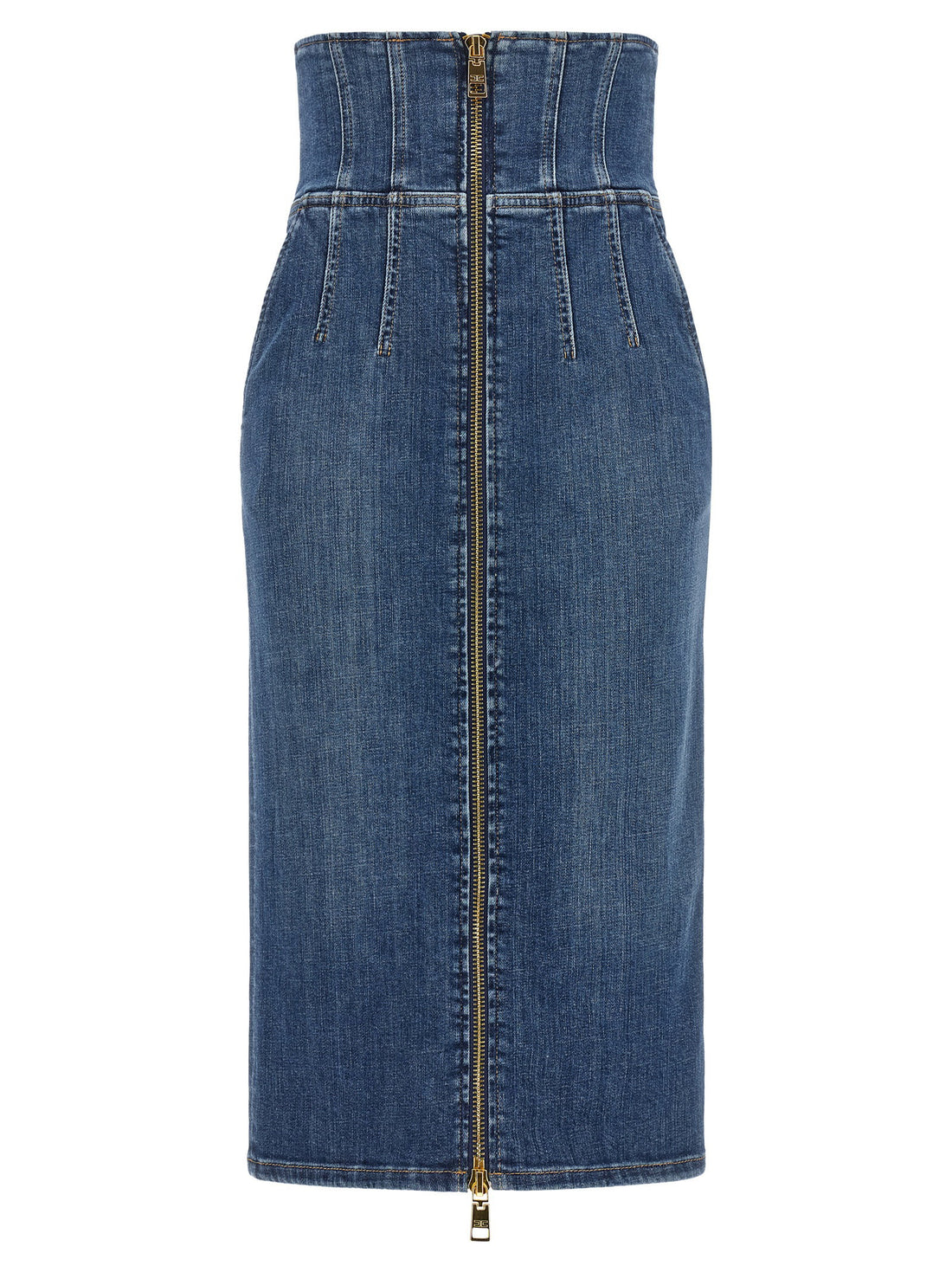 Elisabetta Franchi Denim Skirt Blue