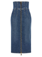 Elisabetta Franchi Denim Skirt Blue