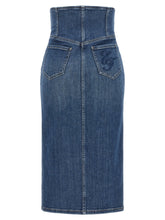 Elisabetta Franchi Denim Skirt Blue