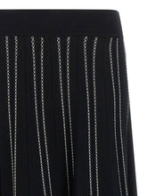 Elisabetta Franchi Origami Knit Skirt Black  
