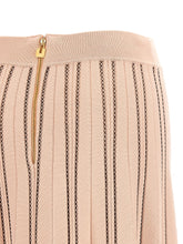 Elisabetta Franchi Origami Knit Skirt Pink