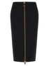 Elisabetta Franchi Zip Skirt Black