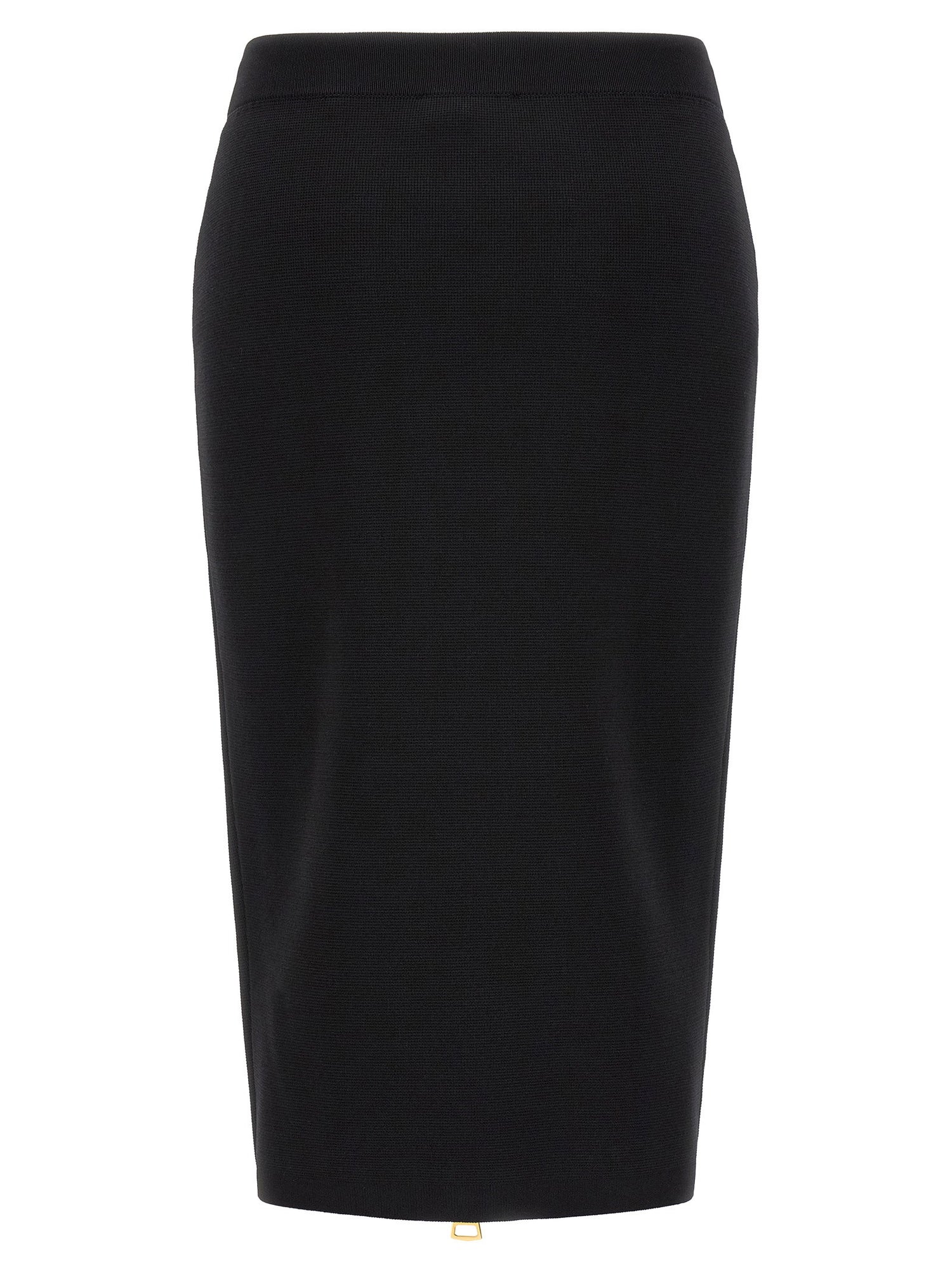 Elisabetta Franchi Zip Skirt Black