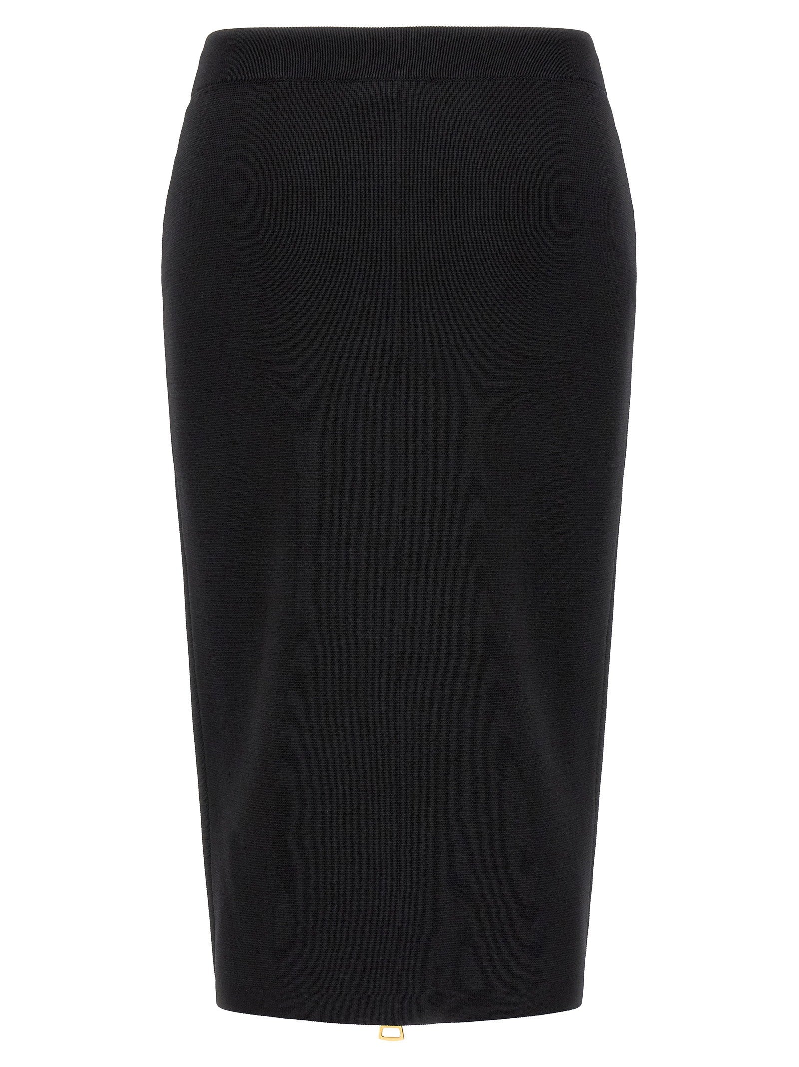 Elisabetta Franchi Zip Skirt Black