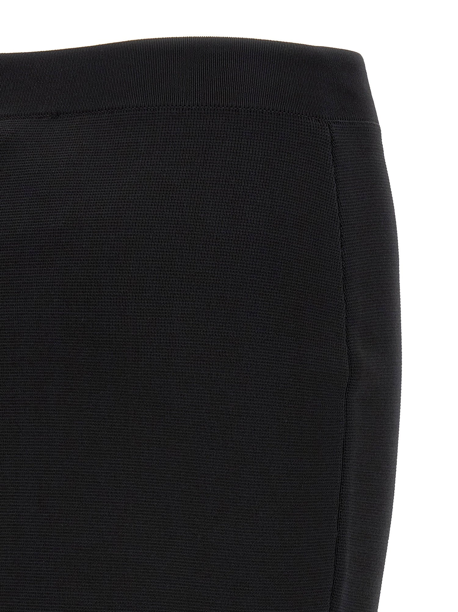 Elisabetta Franchi Zip Skirt Black