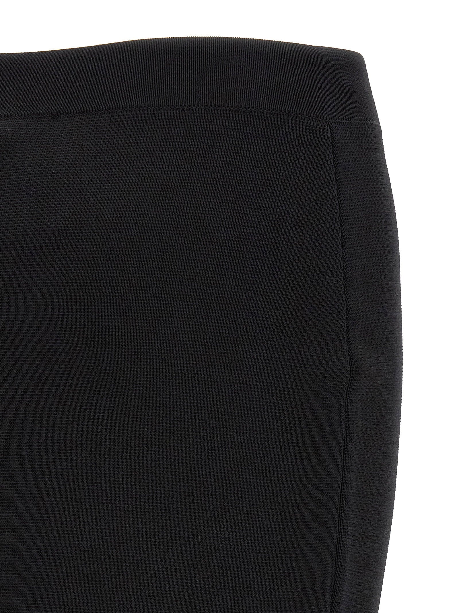 Elisabetta Franchi Zip Skirt Black