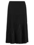 Elisabetta Franchi Ruffled Skirt Black