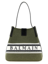 Balmain Release Bucket Bag Green