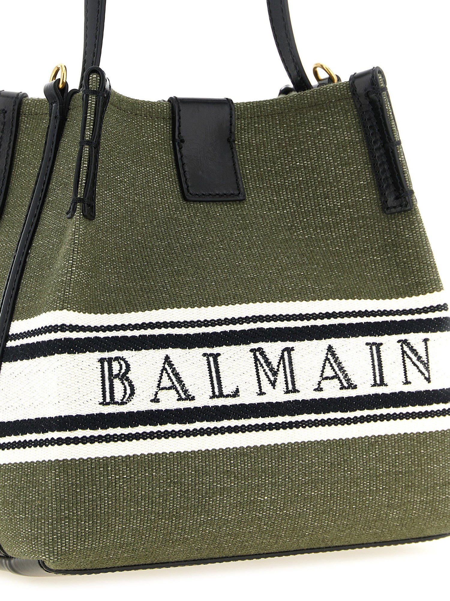 Balmain Release Bucket Bag Green
