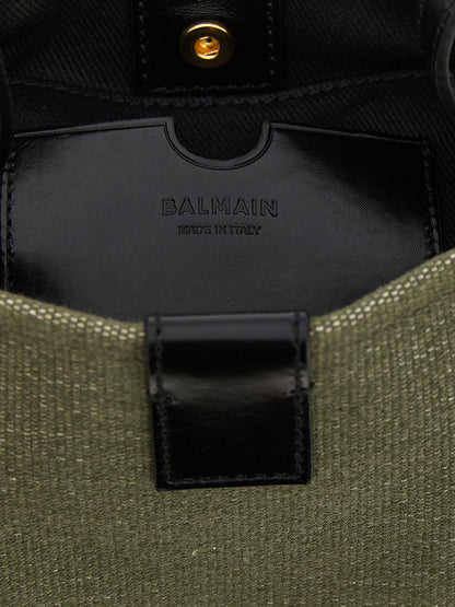 Balmain Release Bucket Bag Green