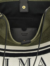 Balmain Medium Release Shopping Bag Green
