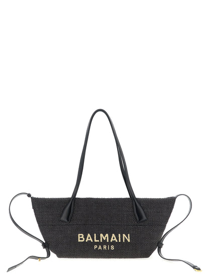 Balmain Shooping Track-small Rafia Black