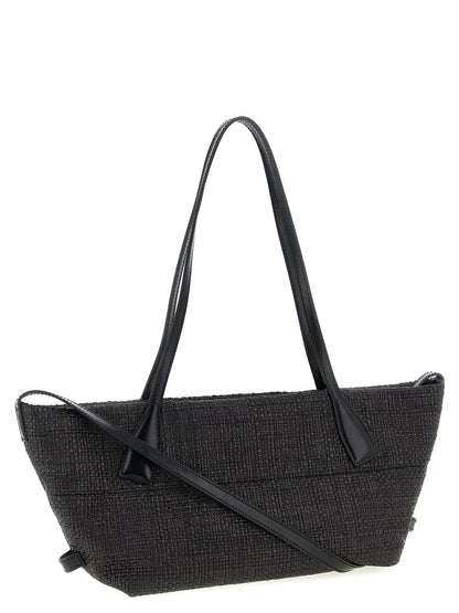 Balmain Shooping Track-small Rafia Black