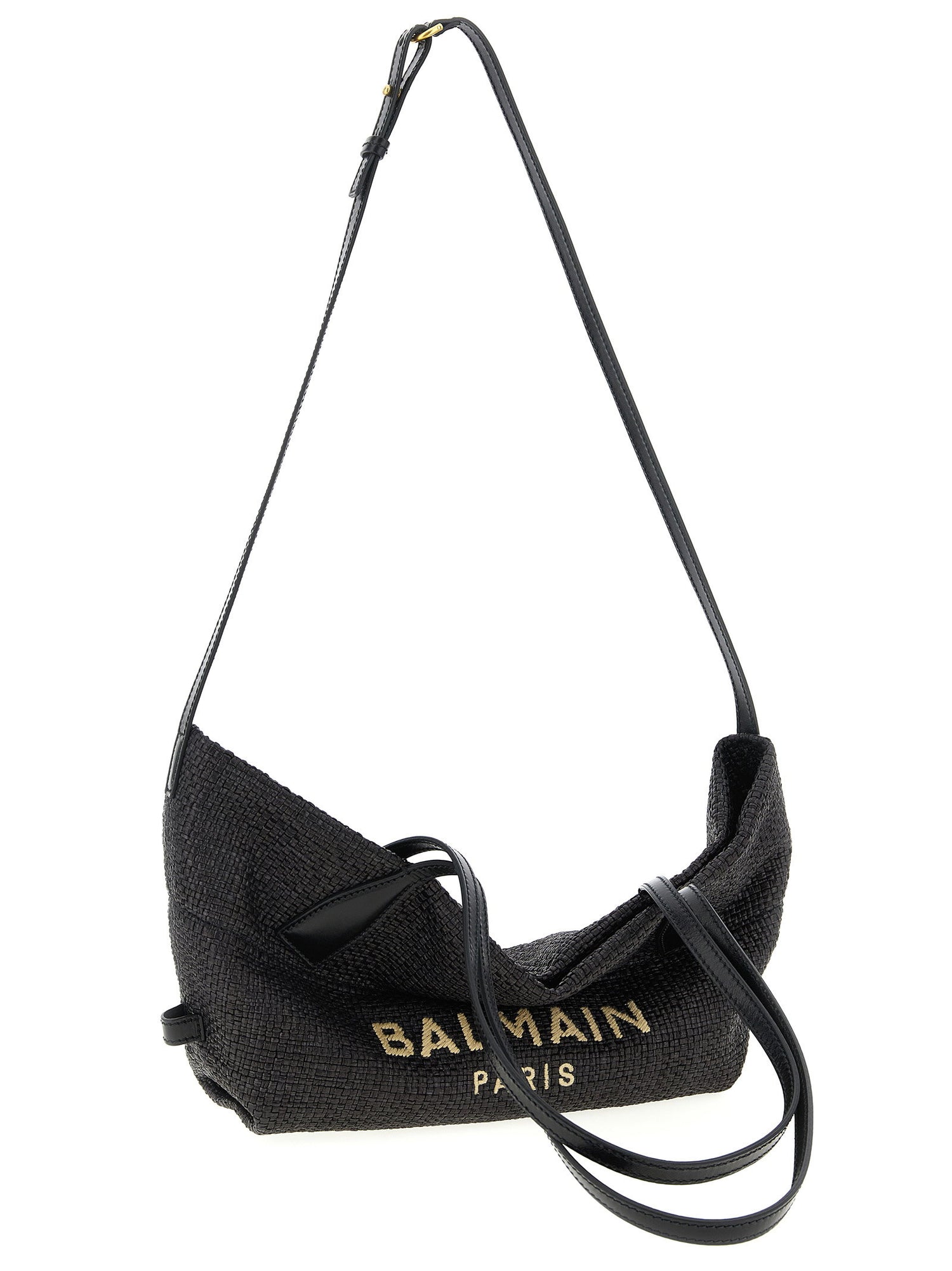 Balmain Shooping Track-small Rafia Black