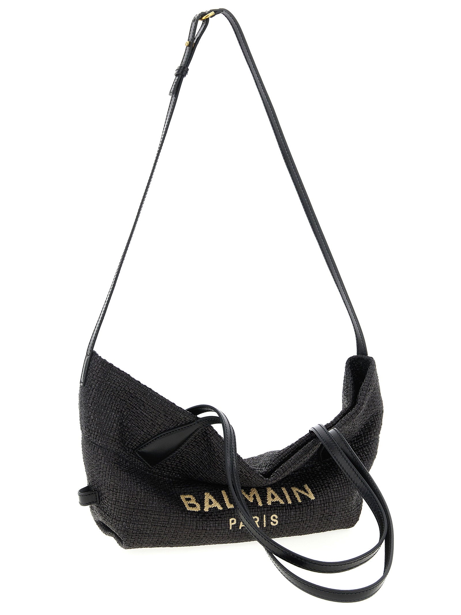 Balmain Shooping Track-small Rafia Black