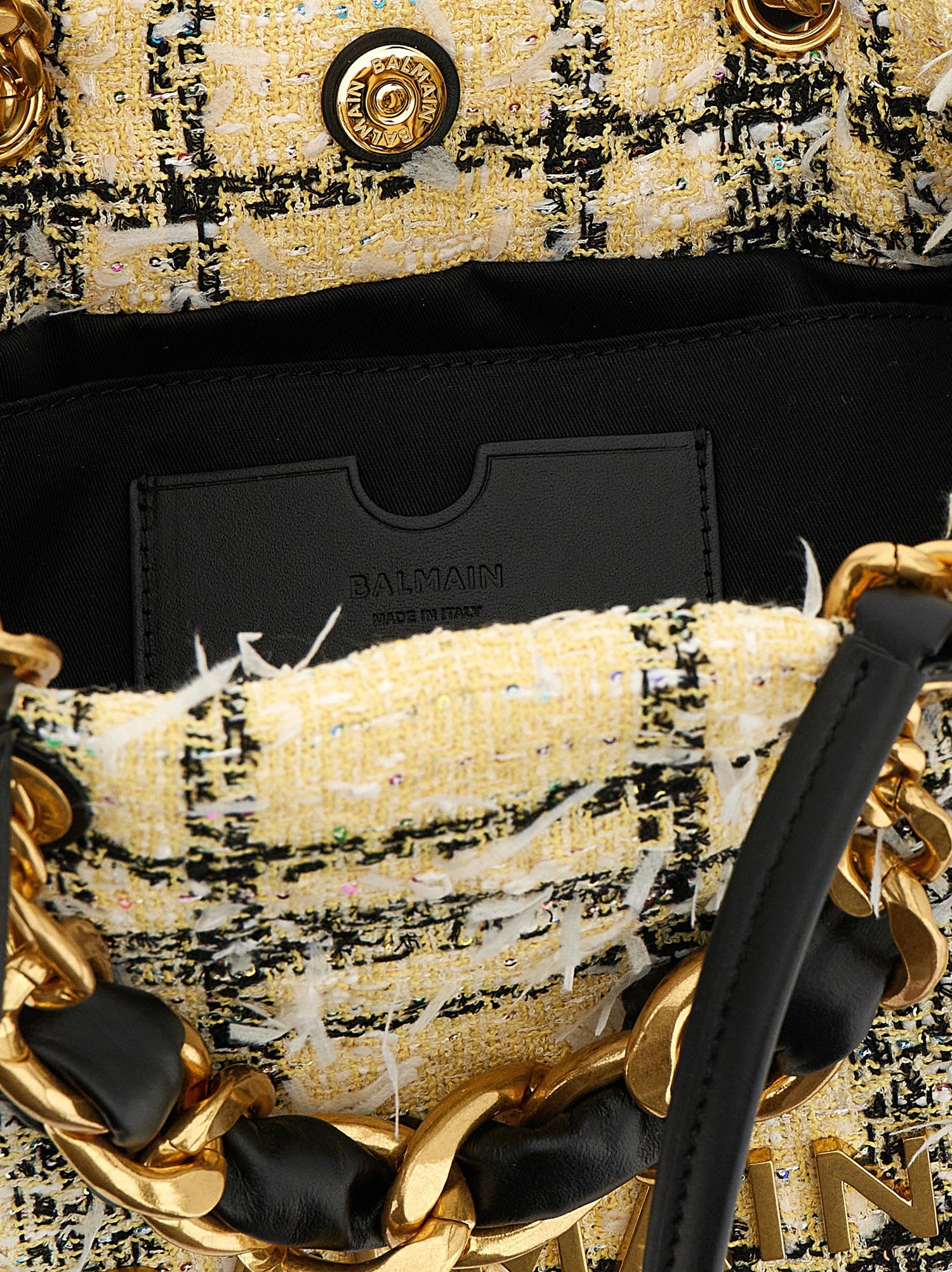 Balmain Soft Cabas Small Shopping Bag Multicolor