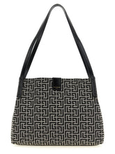 Balmain Small Release Shopping Bag White/black