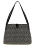 Balmain Small Release Shopping Bag White/black