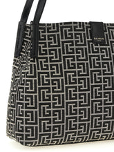 Balmain Small Release Shopping Bag White/black