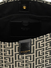 Balmain Small Release Shopping Bag White/black