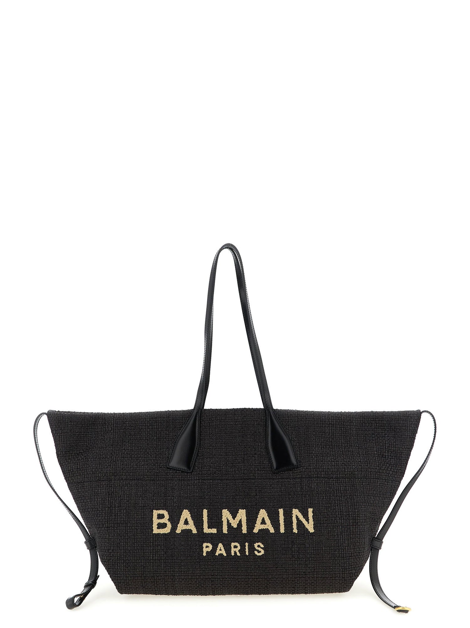 Balmain Track Shopping Bag Black