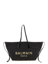 Balmain Track Shopping Bag Black
