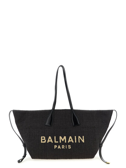 Balmain Track Shopping Bag Black
