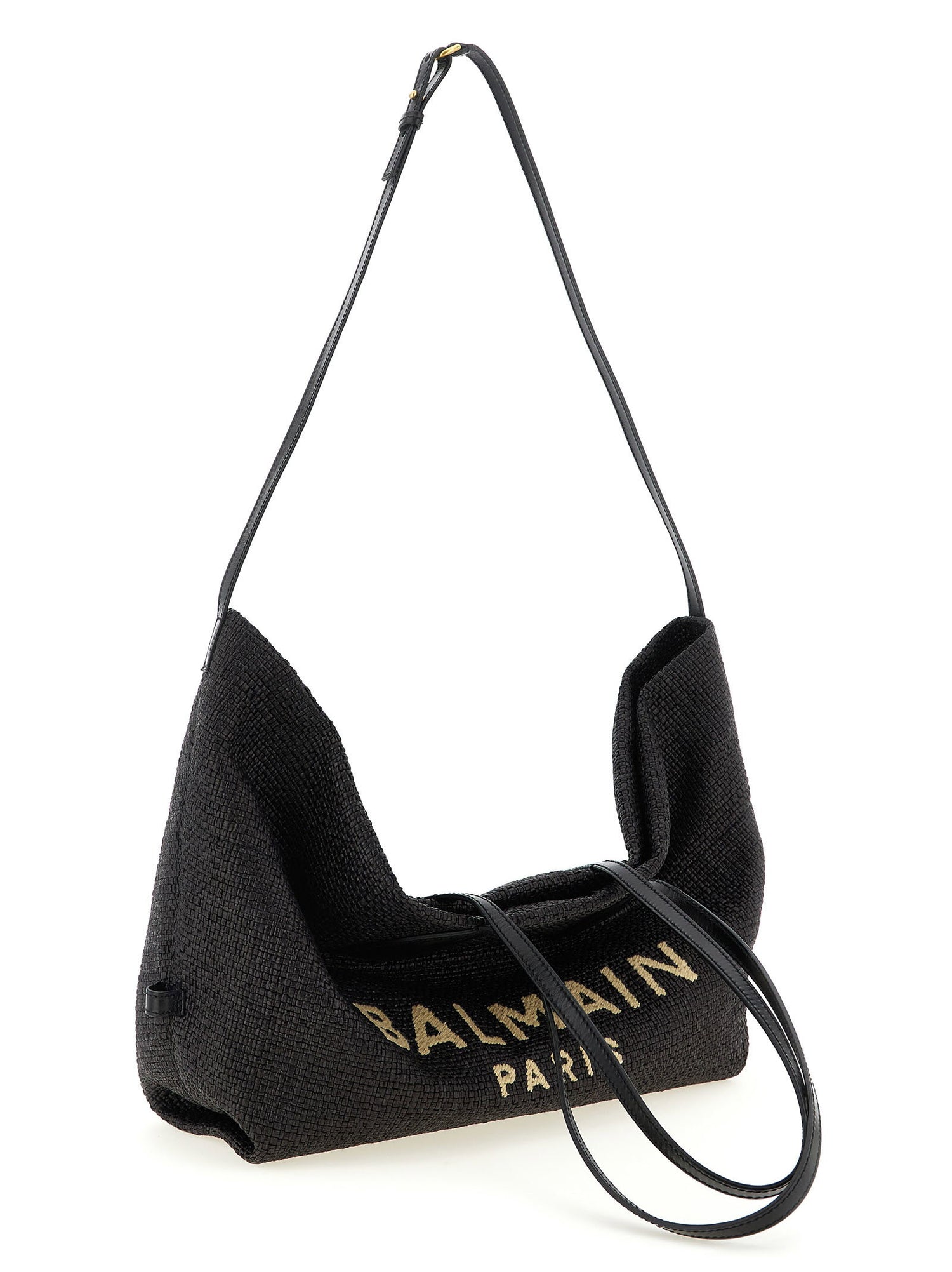 Balmain Track Shopping Bag Black