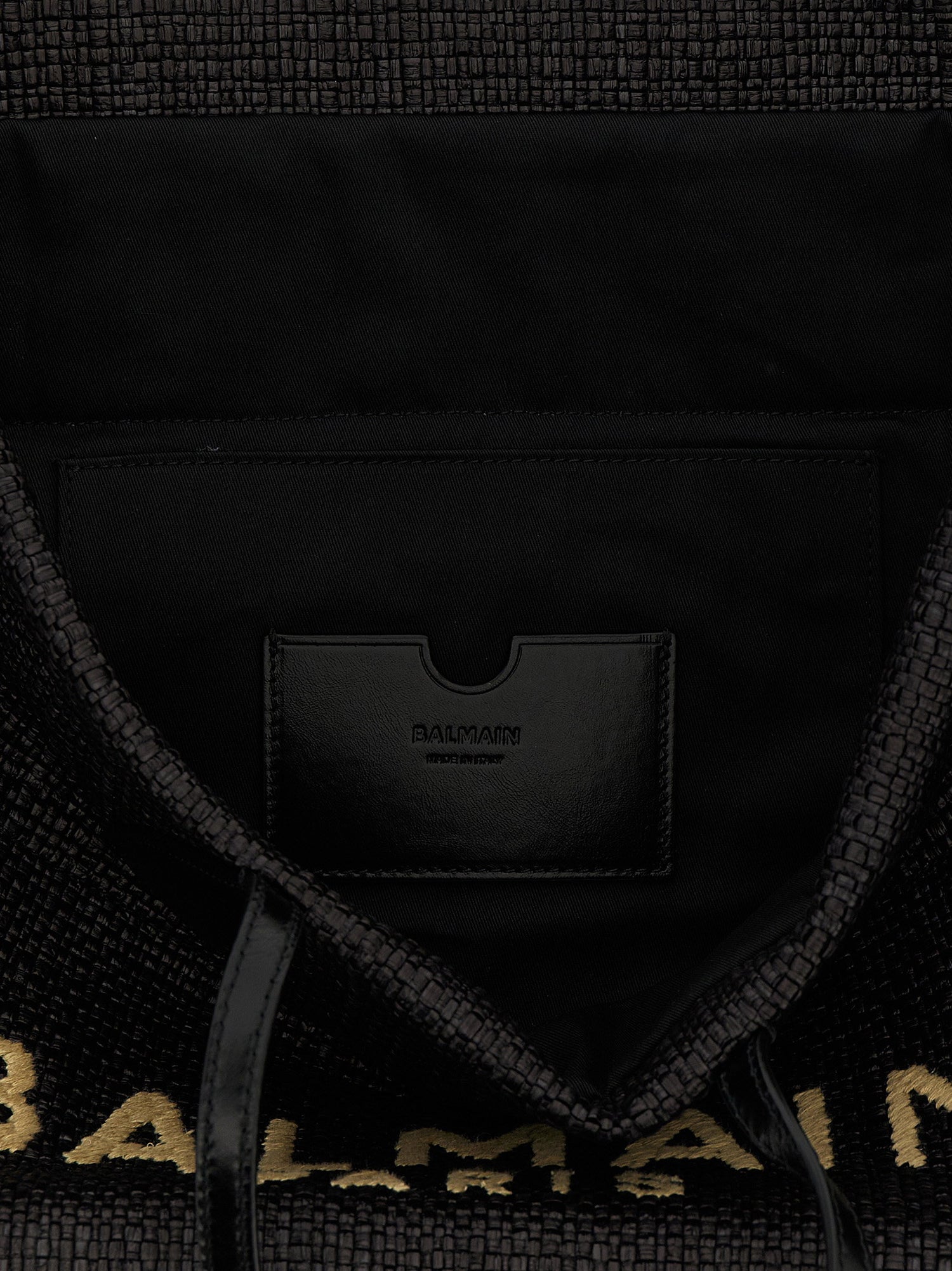 Balmain Track Shopping Bag Black