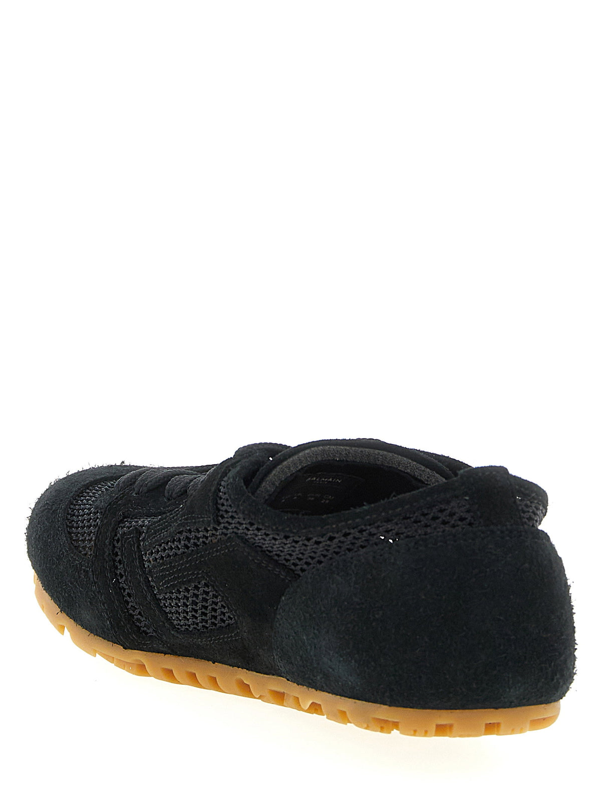 Balmain Racer 45-suede Sneakers Black  