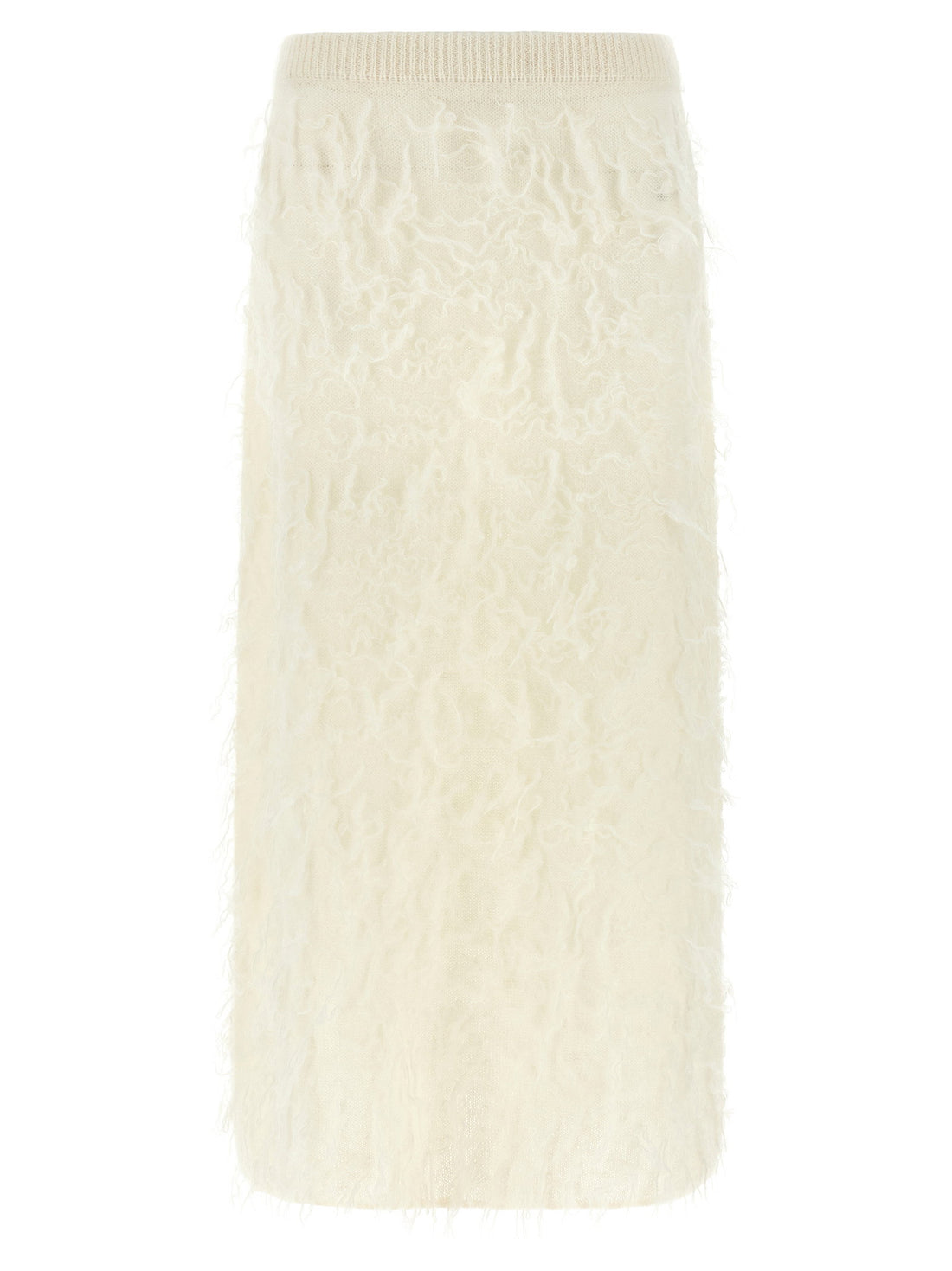 Fabiana Filippi Gauze Skirt White