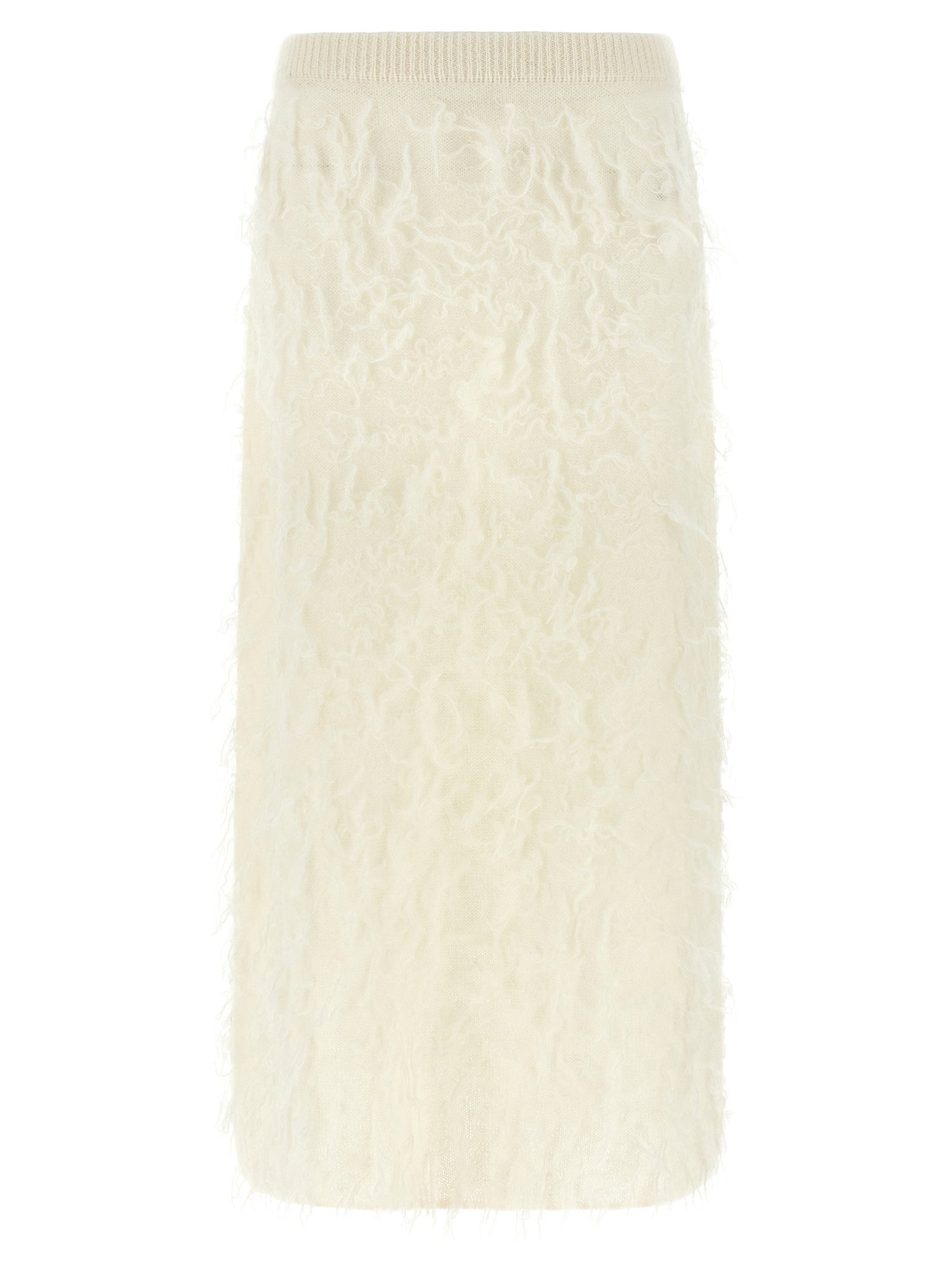 Fabiana Filippi Gauze Skirt White