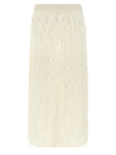 Fabiana Filippi Gauze Skirt White