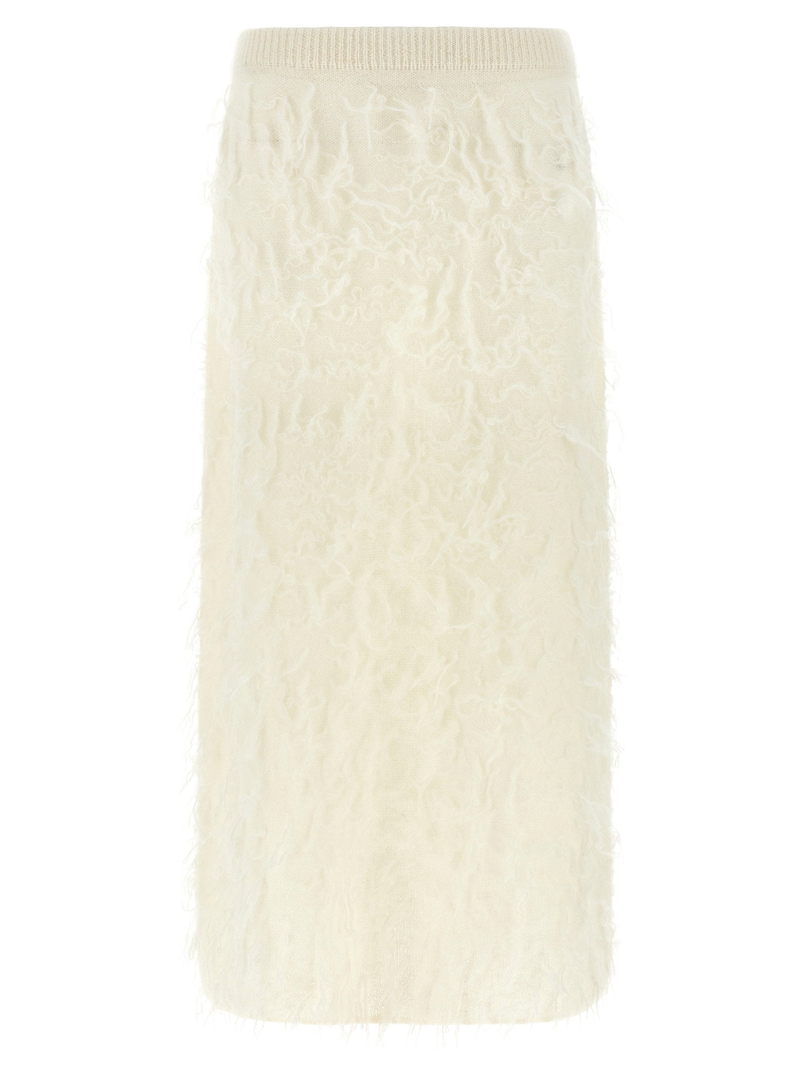 Fabiana Filippi Gauze Skirt White