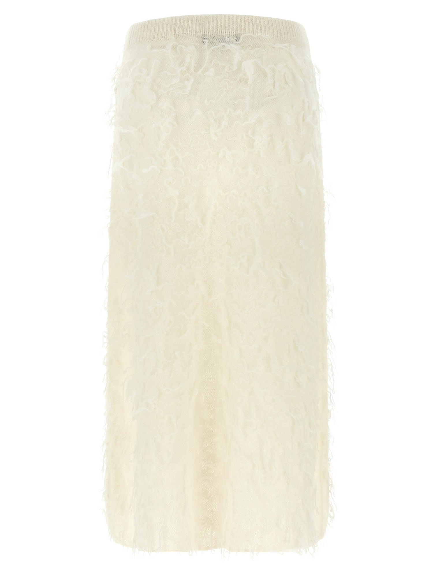 Fabiana Filippi Gauze Skirt White