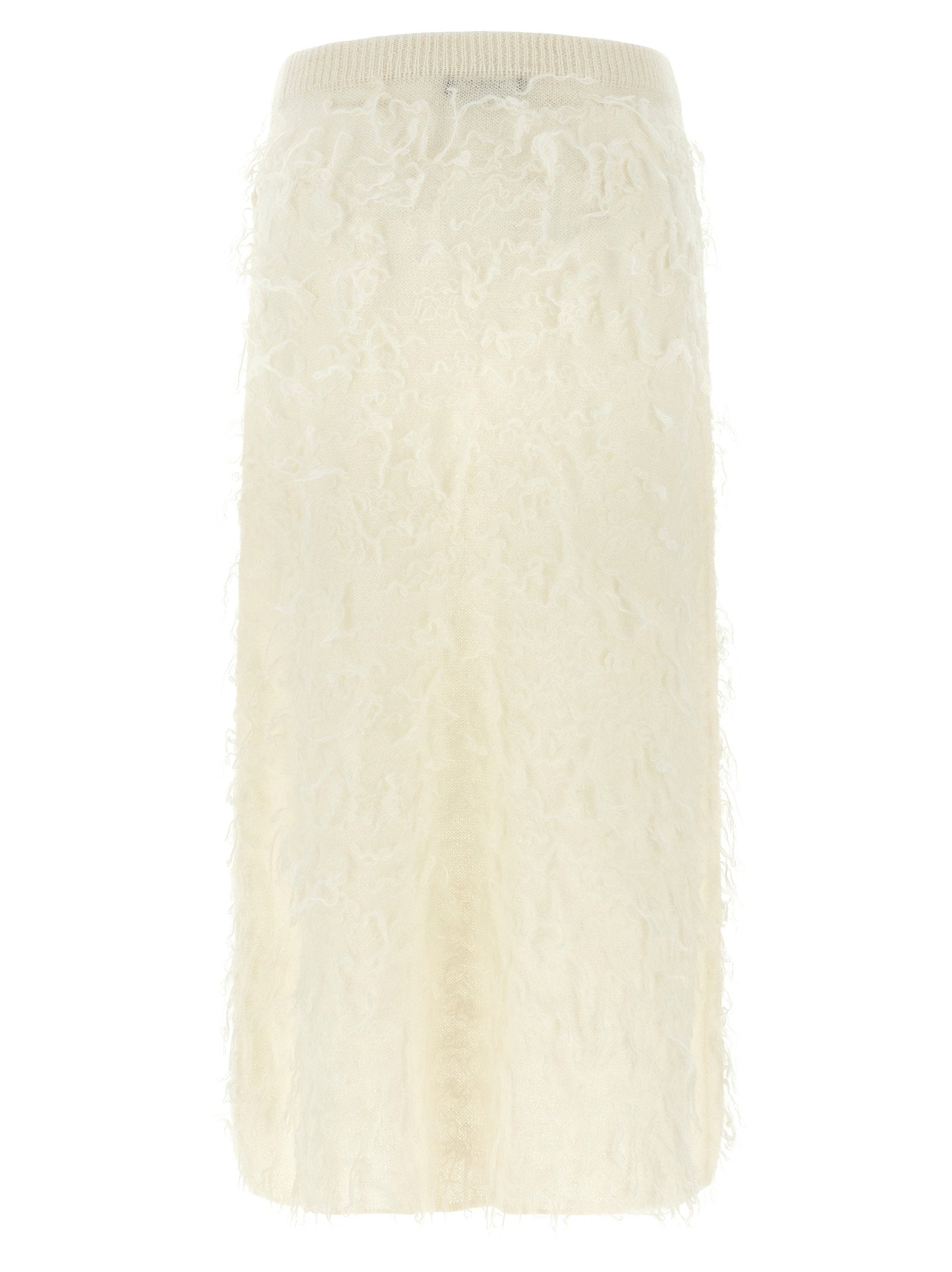 Fabiana Filippi Gauze Skirt White
