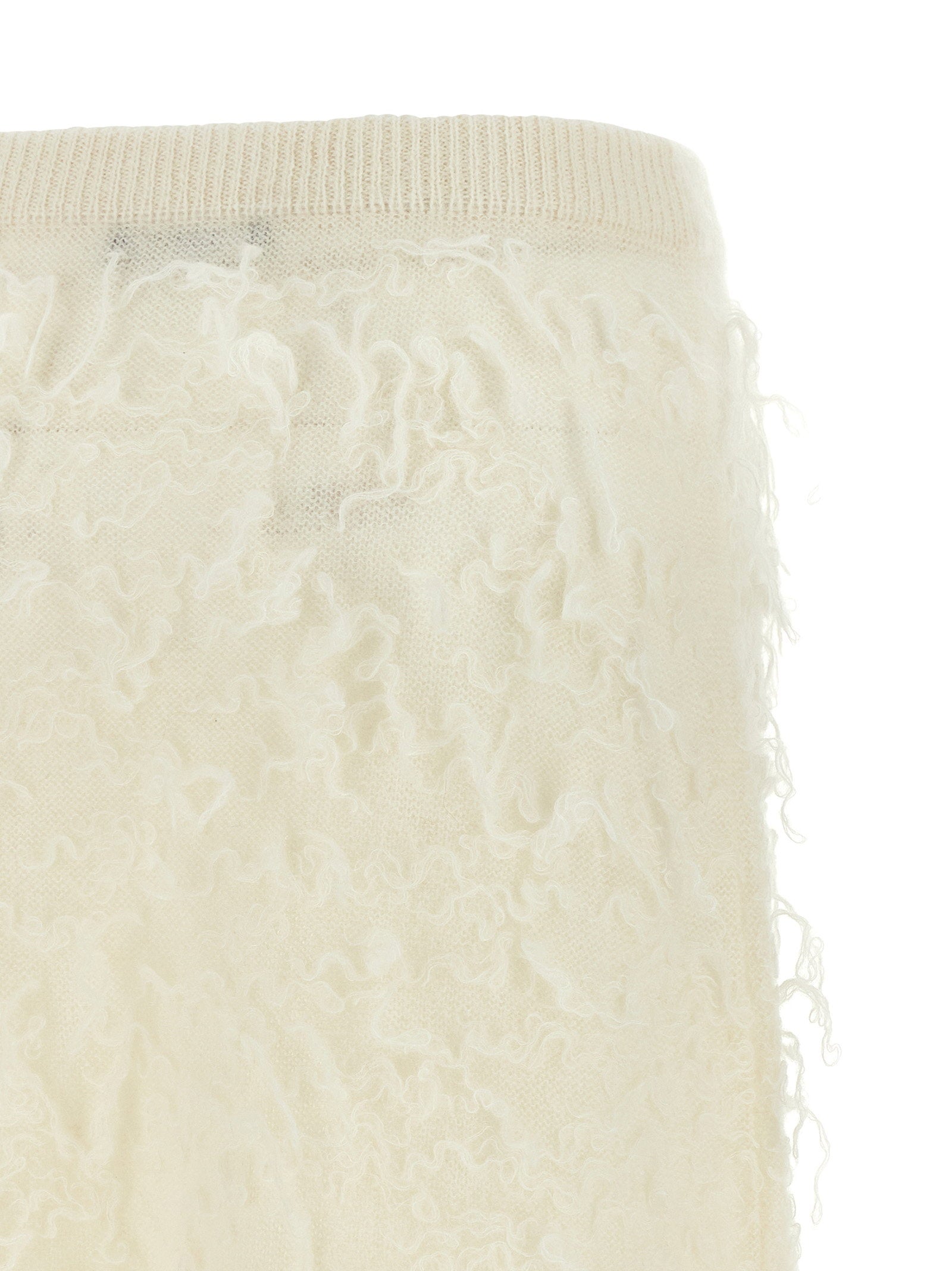 Fabiana Filippi Gauze Skirt White