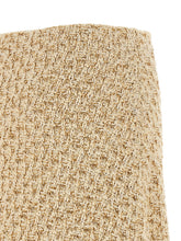 Fabiana Filippi Denim-effect Tweed Skirt Gold